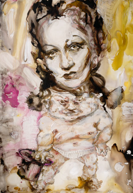 Marlenesiamese, 200 x 140 cm, 2008